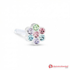 Blomdahl Erstohrstecker Daisy Kunststoff Light Fantasy, 5 mm, 10 Stk..