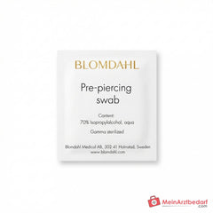 Blomdahl Pre-Piercing-Tupfer, steril, einzeln verpackt, 100 Stk..