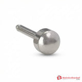 Blomdahl Erstohrstecker Plain Titan natur, 4 mm, 10 Stk..