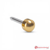 Blomdahl Erstohrstecker Plain Titan gold, 4 mm, 10 Stk..