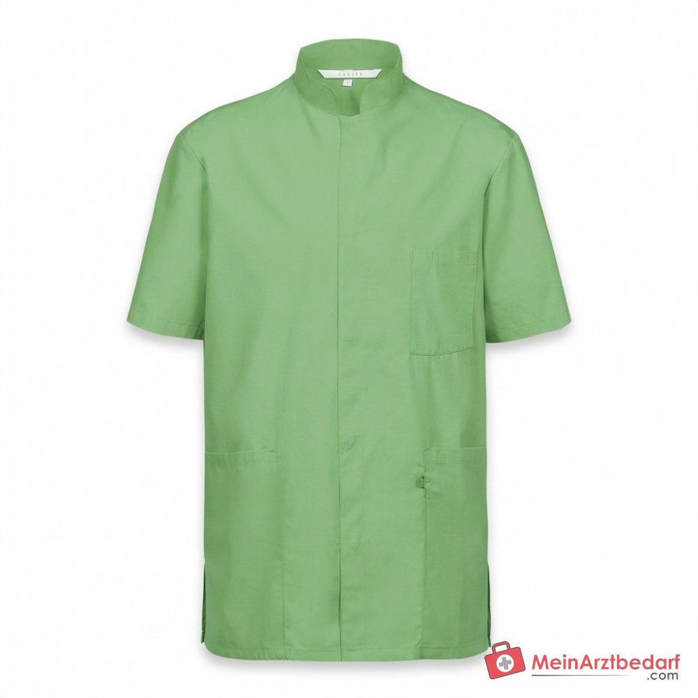 GREIFF Care unisex-kasak RF 5006 met opstaande kraag, korte mouw