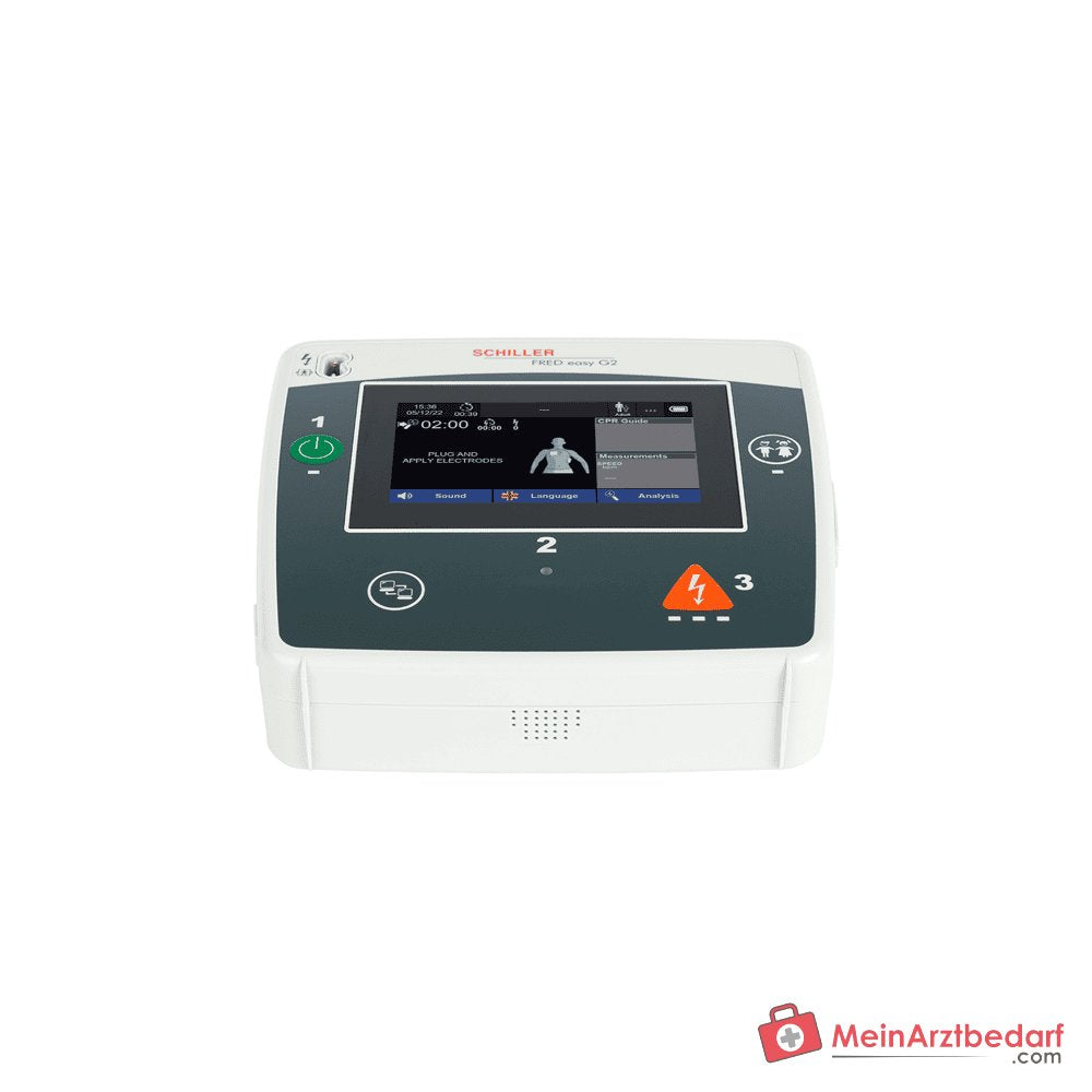 SCHILLER FRED easy G2 defibrillator, AED with CPR feedback