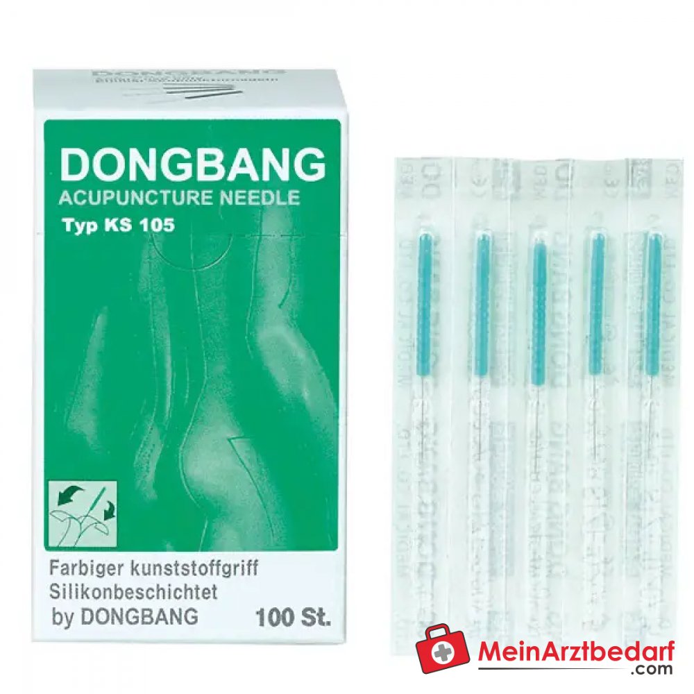 Dongbang Akupunkturnadel mit Kunststoffgriff, 100 Stk..