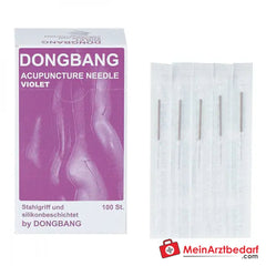 Dongbang Akupunkturnadeln mit Stahlgriff, 100 Stk..