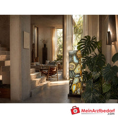 Edelstein-Lampe Achat 85 cm LED-beleuchtet Unikat.