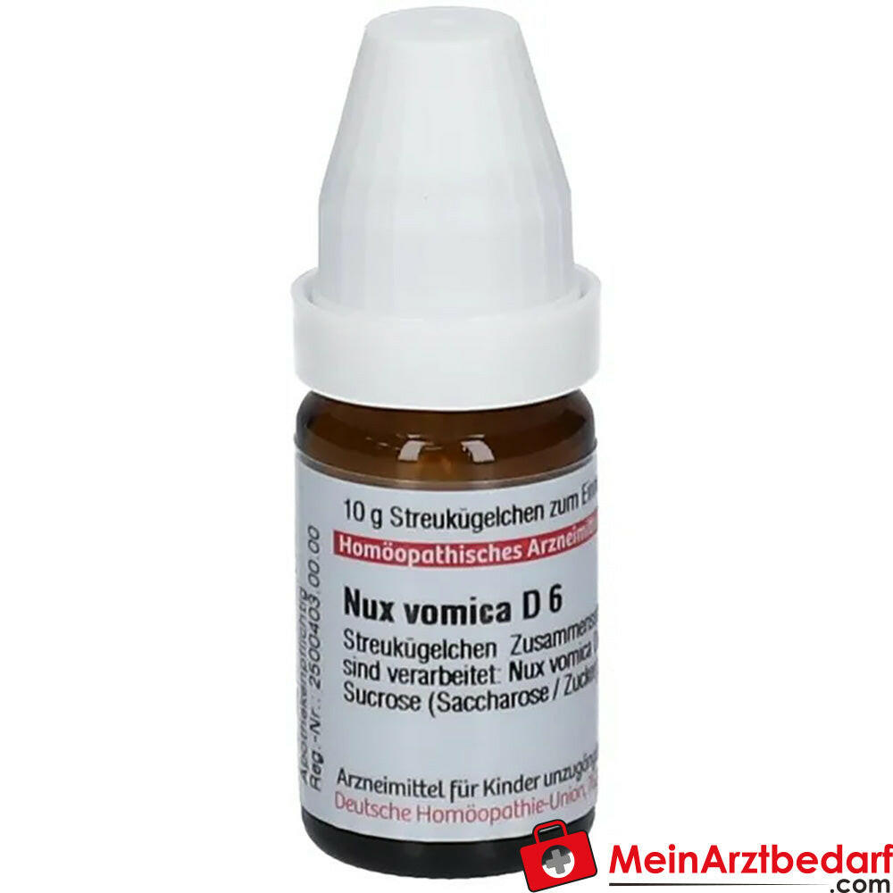 DHU Nux Vomica D6, 10g.