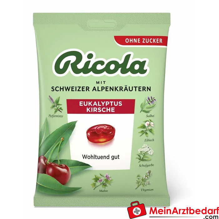 Ricola aux herbes des Alpes suisses Eucalyptus-Cerise, 75g