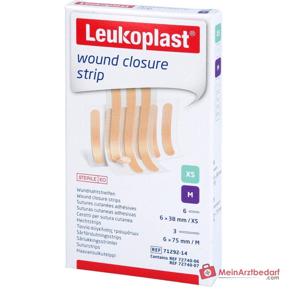 Leukoplast Wundnahtstreifen, hautfreundlich, flexibel