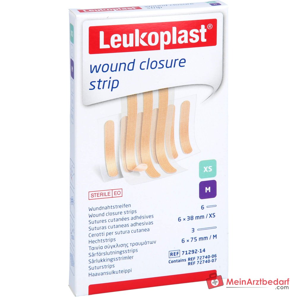 Leukoplast Wundnahtstreifen, hautfreundlich, flexibel