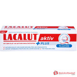 Lacalut Aktiv Plus Aluminiumlactat / Allantoin / Bisabolol / Natriumfluorid Zahncreme, 75 ml.