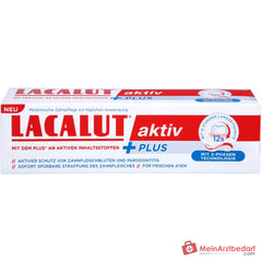 Lacalut Aktiv Plus Aluminiumlactat / Allantoin / Bisabolol / Natriumfluorid Zahncreme, 75 ml.