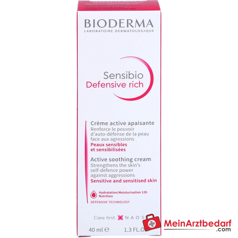 Bioderma Sensibio Defensive Rich Creme, 40 ml.