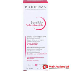 Bioderma Sensibio Defensive Rich Creme, 40 ml.