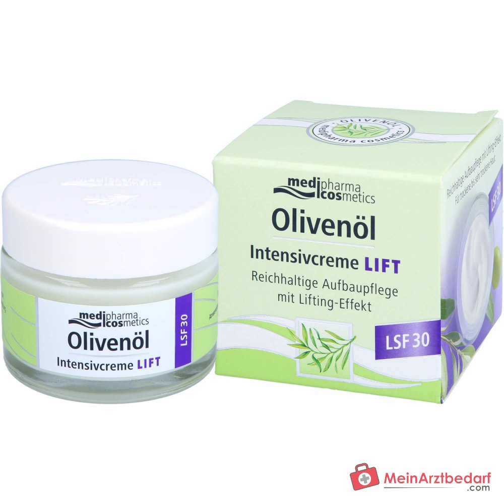 medipharma cosmetics Crema Intensiva de Aceite de Oliva Lift FPS 30, 50 ml