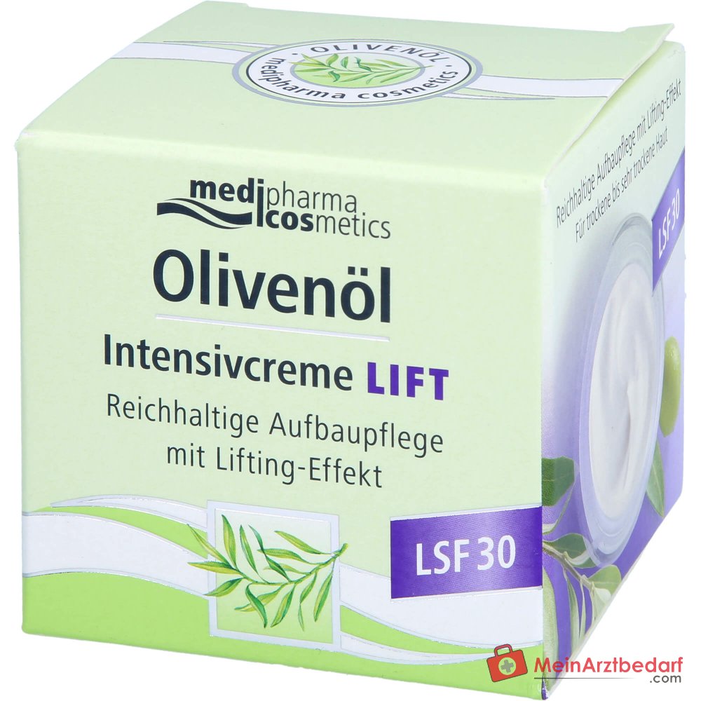 medipharma cosmetics Olijfolie Intensiefcrème Lift SPF 30, 50 ml.
