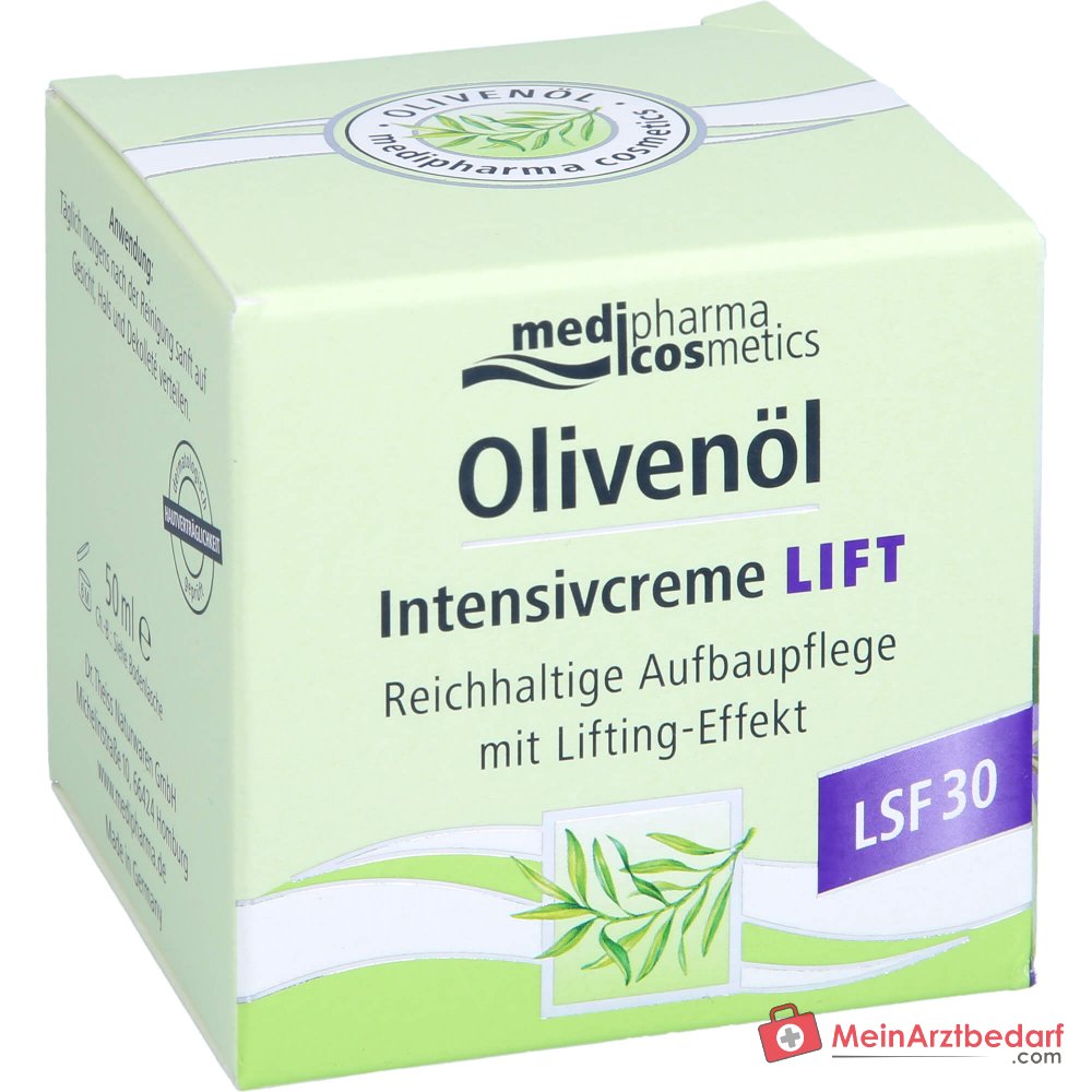 medipharma cosmetics Olijfolie Intensiefcrème Lift SPF 30, 50 ml.