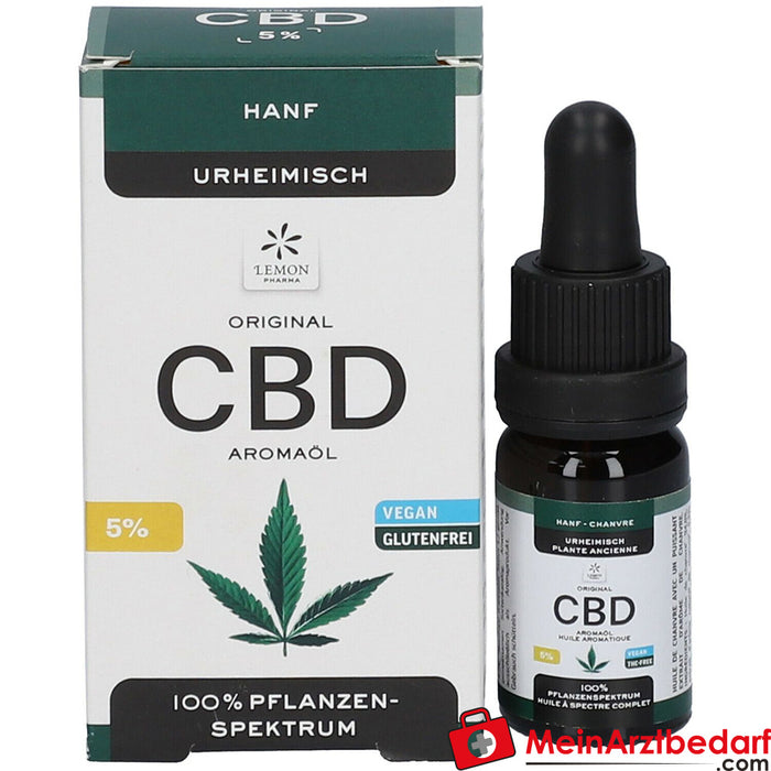 Óleo aromatizado Lemon Pharma CBD 5 %