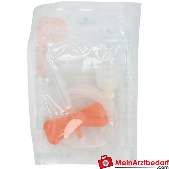 Venofix® Emniyetli damar ucu 25 G 0,5x19 mm 30 cm turuncu, 1 adet.