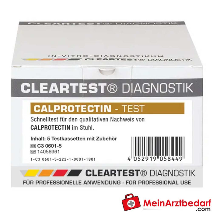 Cleartest® Calprotectine snelle test met ontlastingmonster