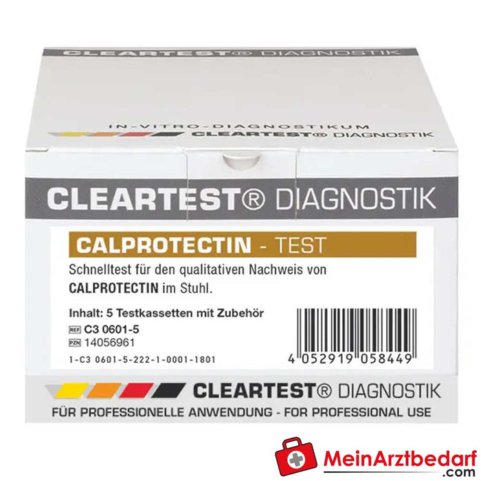 Cleartest® Calprotectin Test rapide de prélèvement de selles