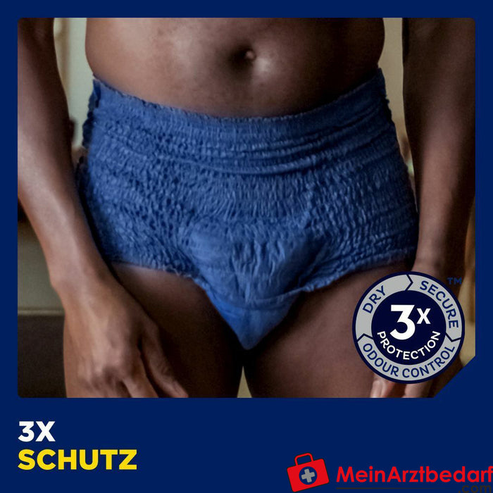 TENA Uomo Pantaloni Active Fit Plus blu S/M