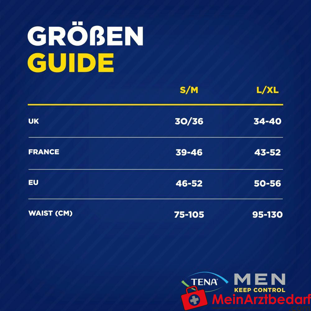 TENA Men Active Fit Pants Plus blau S/M.