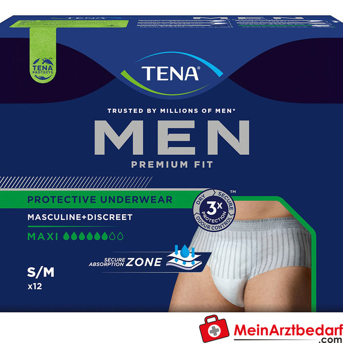 TENA Heren Premium Fit Broek Maxi S/M