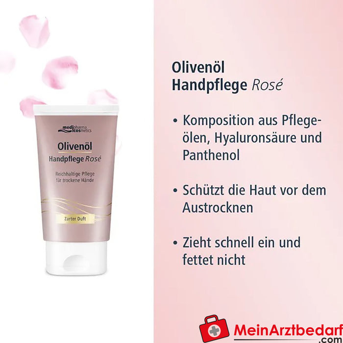 medipharma cosmetics Olivenöl Handpflege Rosé, 50ml