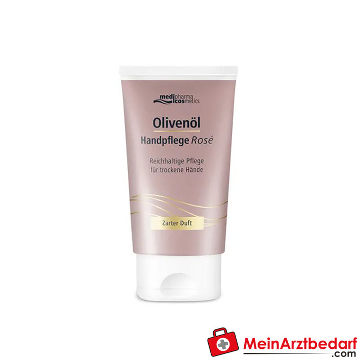 medipharma cosmetics Cuidado das mãos com azeite de oliva Rosé, 50ml