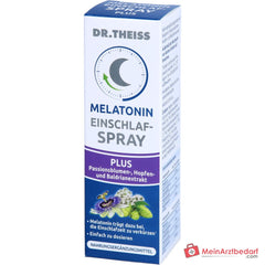 Dr. Theiss Melatonin Einschlaf-Spray Plus Melatonin / Baldrianwurzelextrakt / Passionsblumenkrautextrakt / Hopfenextrakt Mundspray, 20 ml.