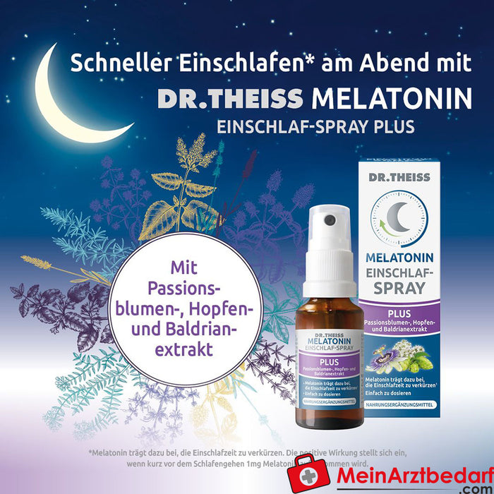 DR. THEISS Melatonin Sleeping Spray Plus, 20ml