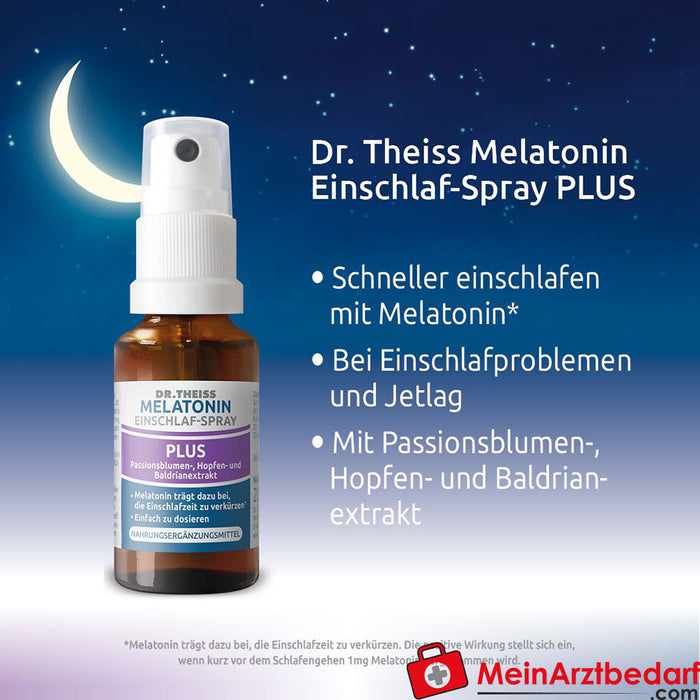 DR. THEISS Melatonina Spray para dormir Plus