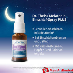 DR. THEISS Melatonin Einschlaf-Spray Plus, 20ml.