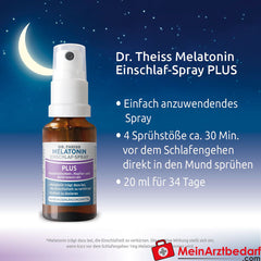 DR. THEISS Melatonin Einschlaf-Spray Plus, 20ml.