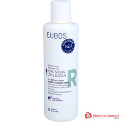 Eubos Kühl und Klar CM-Naringenin Chalcone / Ectoin / Panthenol / Bioecolia Antirötung Toner, 200 ml.