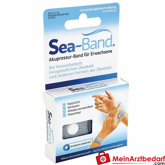 SEA BAND® banda de acupressão, 2 peças.