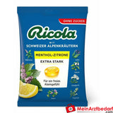 Ricola MENTHOL-ZITRONE, 75g.