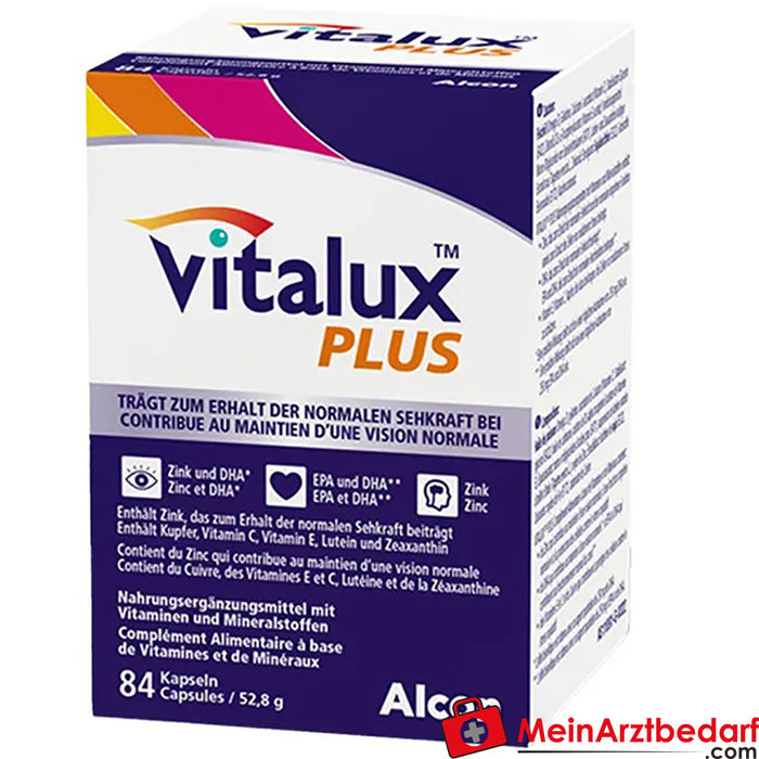 Vitalux® Plus，84 件。