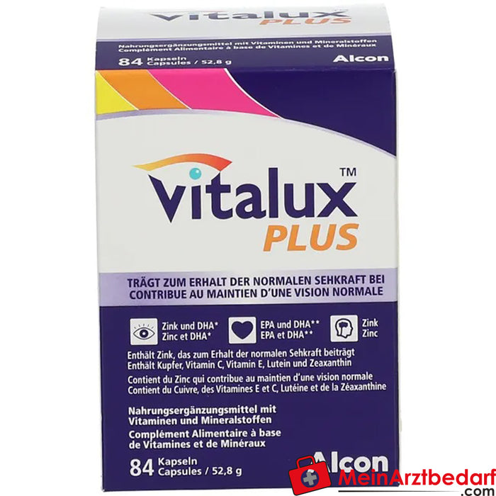 Vitalux® Plus，84 件。