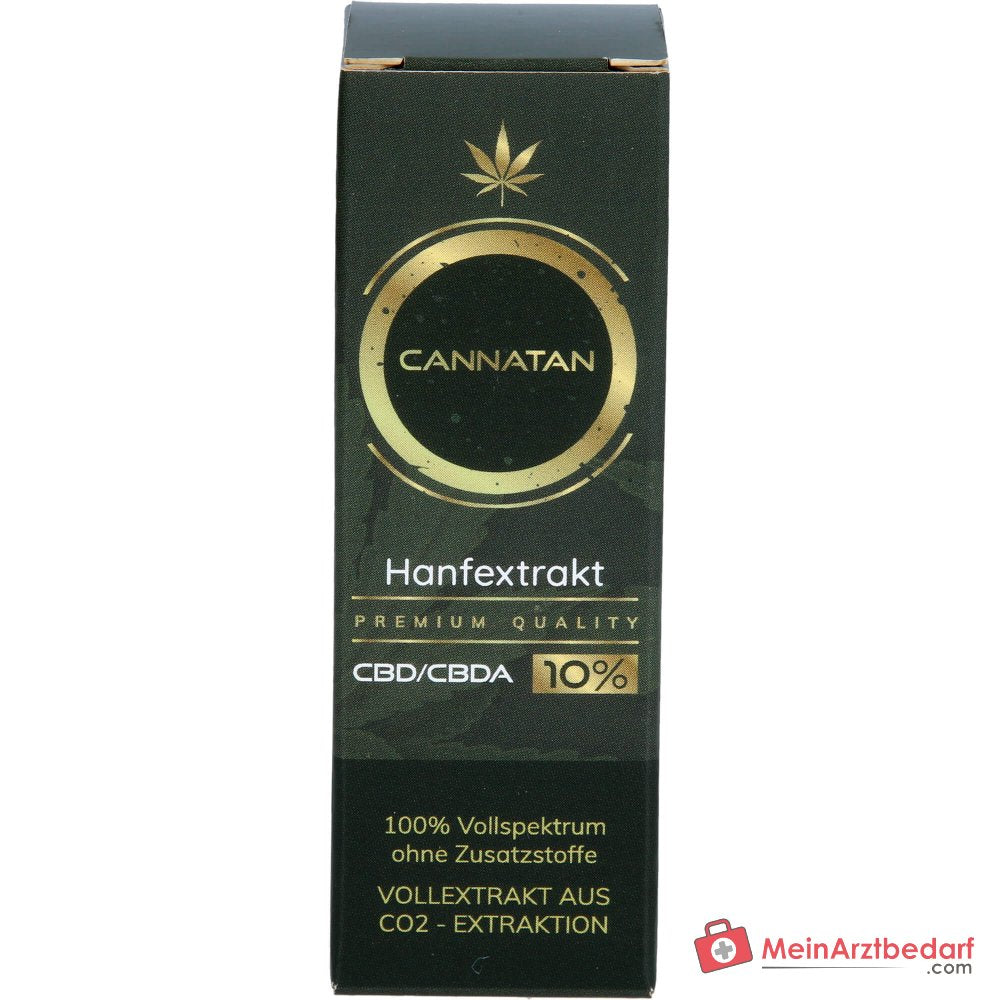 CANNATAN Hanfextrakt CBD 10% Mundöl Tropfflasche