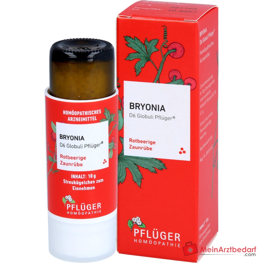 Pflüger Bryonia D6 Globuli (Bryonia Dil. D6) 10 g