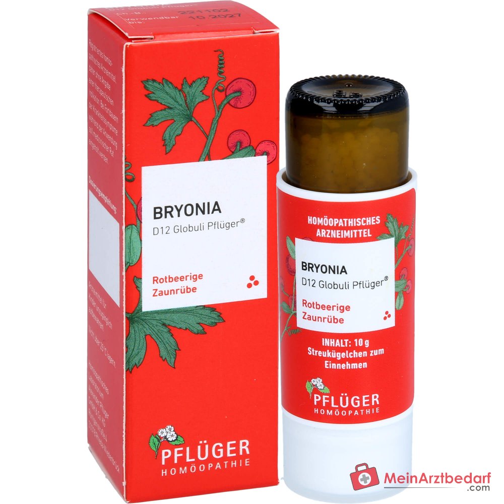 Pflüger Bryonia D12 globuli Bryonia dil. D12 Dosatore