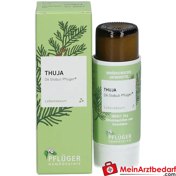 Thuja D6 Globules Pflüger® 普鲁格® 遒劲 D6 Globules