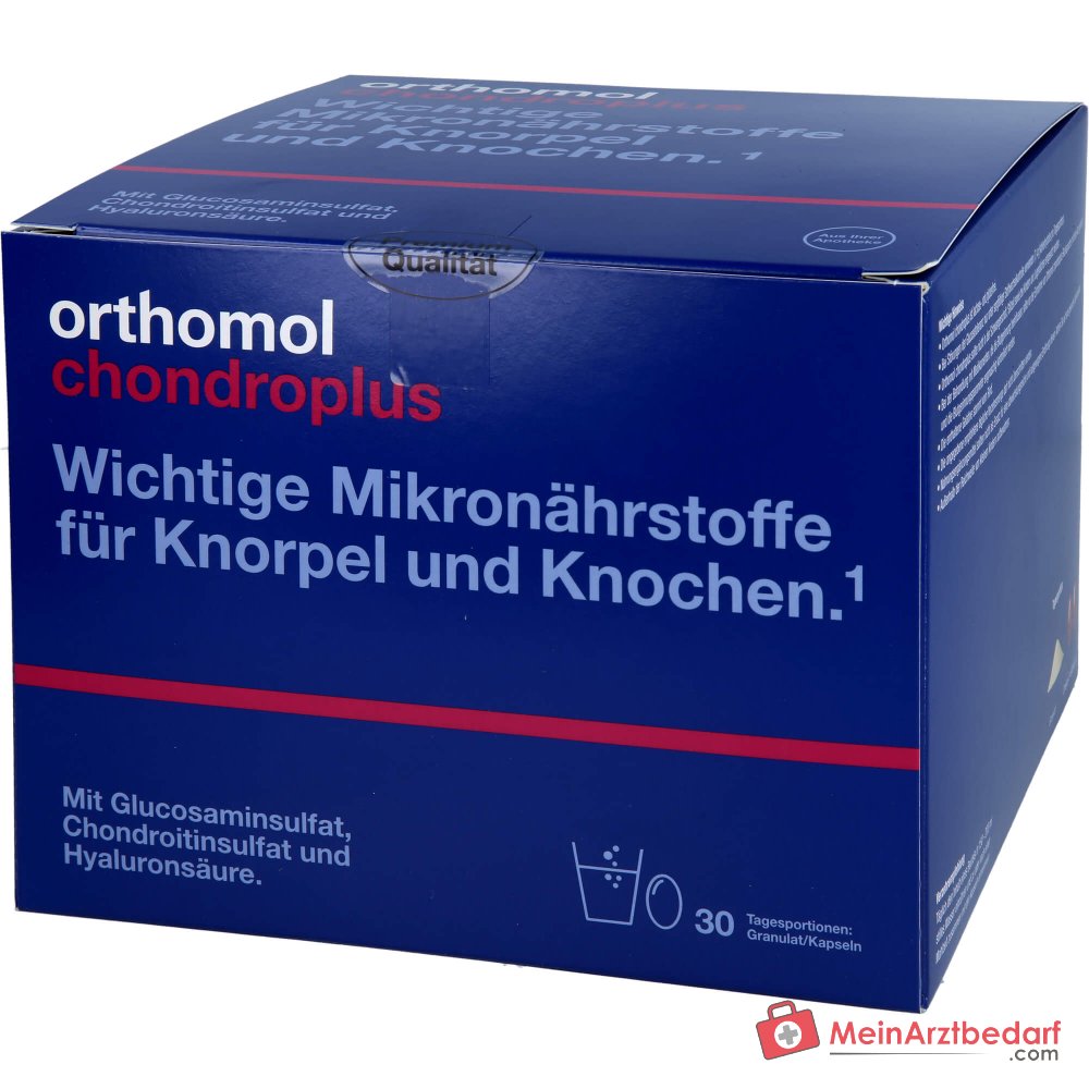 Orthomol chondroplus Granulat und Kapseln, 30 Portionen.