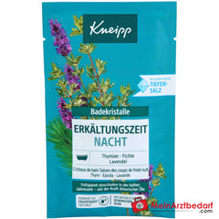 Kneipp Badekristalle Erkältungszeit Nacht, 60 g.