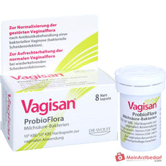 Vagisan ProbioFlora Milchsäure-Bakterien Hartkapseln, 8 St..