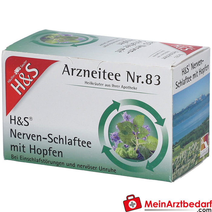 H&amp;S® Nerve Sleep Tea z chmielem