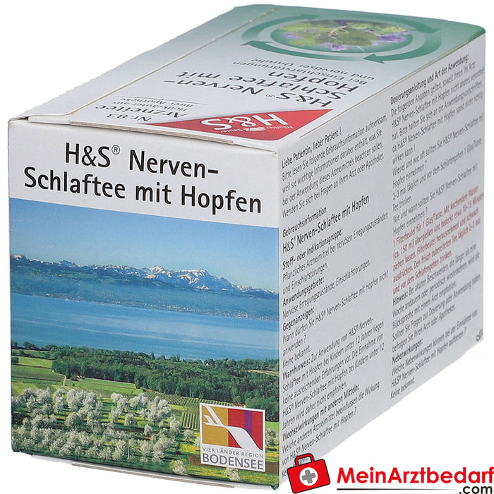 H&amp;S® Nerve Sleep Tea con lúpulo