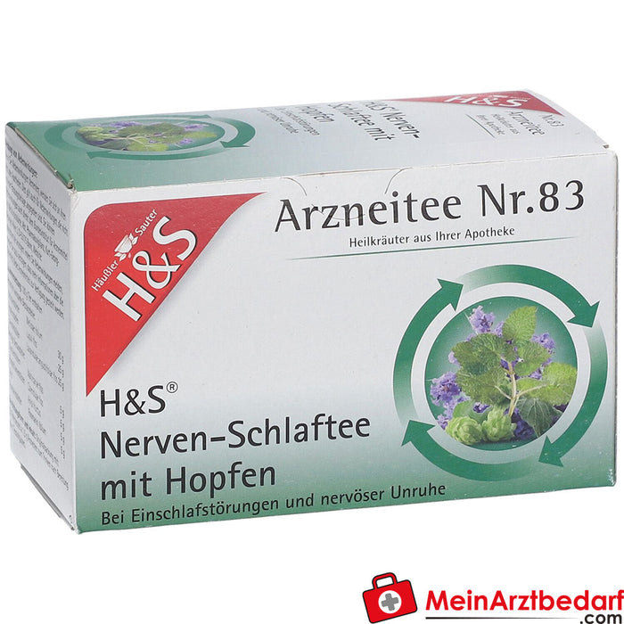 H&amp;S® Nerve Sleep Tea z chmielem