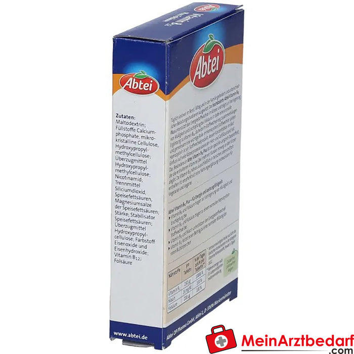 Abbey Vitamin B12 Plus Folic Acid, 30 Cápsulas